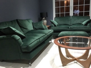 Alwinton Sofas in Cameron Velvet Mallard
