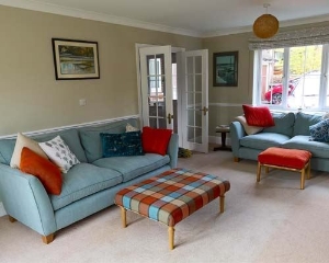 Weybourne Sofas in Arran Peacock