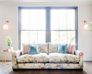 Stockbridge 3 seater sofa in Designers Guild Veronese Naturale Ochre