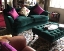 Customer Image: Fairmont 2.5 Seater Sofa & Bedham Footstool in Essentials Textured Velvet Veridian