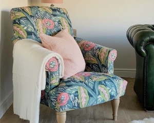 Hamsey Chair in Linwood Print Les Fauves