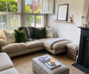 Alwinton Chaise in Designers Guild Brera Lino Pebble