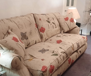 St Mawes 3 Seater Sofa in RHS Collection Lillian Snelling Bulbs