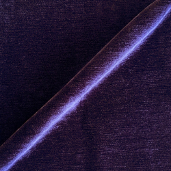 Fabric Traditional Vintage Velvet: Aubergine