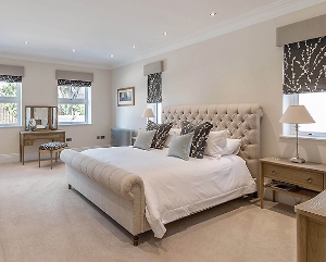 Pentlow King Bed in Sole Linen Natural