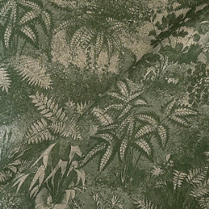 RHS Botanicals - Ferns Toile: Spring Green