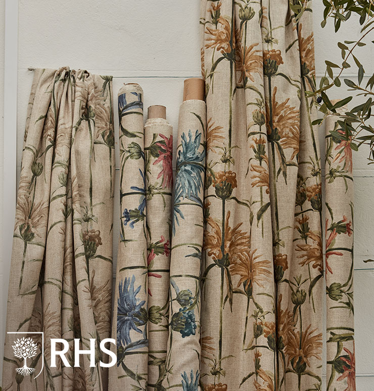 RHS Botanicals fabric collection