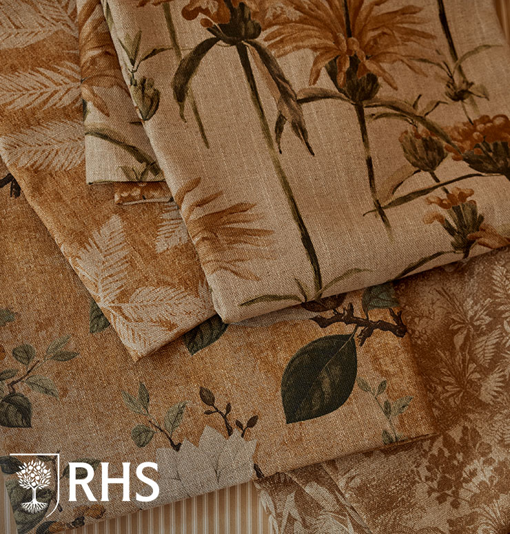 RHS Botanicals fabric collection