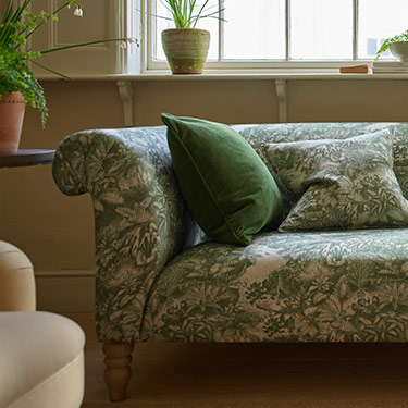 RHS Botanicals - Ferns Toile - Green