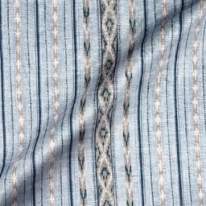 V&A Threads of India Opulent Velvets - Andhra Weave: Powder Blue