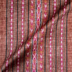 V&A Threads of India Opulent Velvets - Andhra Weave: Flame