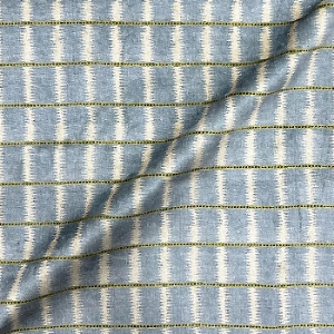 V&A Threads of India Opulent Velvets - Ikat Mirage: Powder Blue