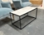 Clearance West Sussex: Small Rectangular Coffee Table on Industrial Metal Frame 