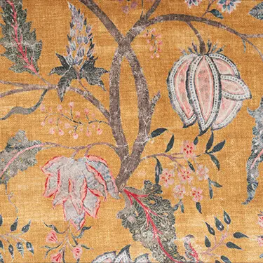 Threads of India Opulent Velvets Tree of Life - Gold