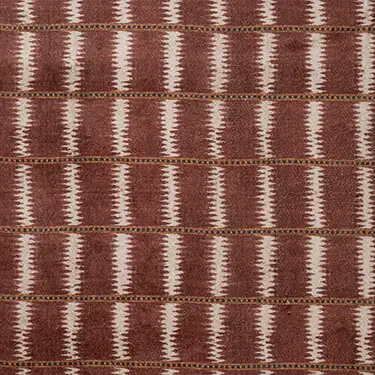 Threads of India Opulent Velvets Ikat Mirage - Burnt Umber