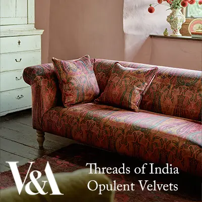 New fabric collection: V&A Threads of India Opulent Velvets