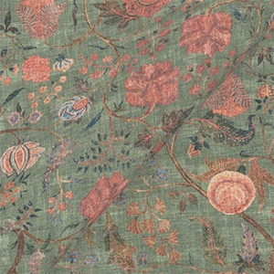 V&A Threads of India on Linen - Tree of Life: Forest