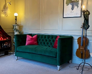 Holt 3 Seater Sofa in House Clever Velvet Fern