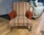 Outlet Edinburgh: Midhurst Chair in Kirkby Soho and Mulberry Rustic Stripe