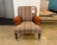 Outlet Manchester: Midhurst Chair in Kirkby Soho and Mulberry Rustic Stripe