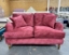 Outlet West Sussex: Alwinton 2 Seater Sofa in Almost Plain Velvet Raspberry