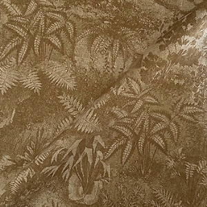 Spill Resistant RHS Ferns Toile: Corn