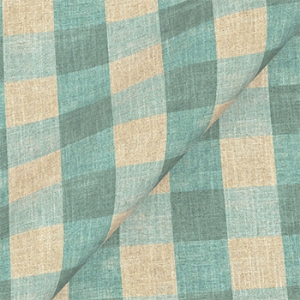 Spill Resistant Sussex Gingham Large: Sea Mist