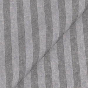 Spill Resistant Furrow Stripe Narrow: Seal Grey