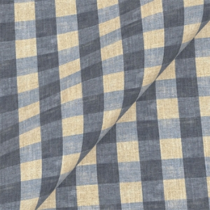 Spill Resistant Sussex Gingham Small: Ink