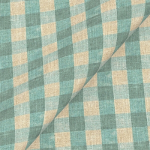 Spill Resistant Sussex Gingham Small: Sea Mist