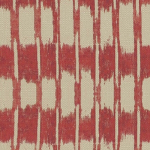 Spill Resistant V&A Ikat: Chilli