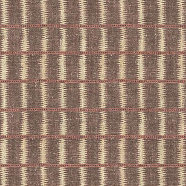 V&A Threads of India on Linen - Ikat Mirage: Caramel