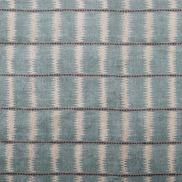 V&A Threads of India Opulent Velvets - Ikat Mirage: Sea Mist