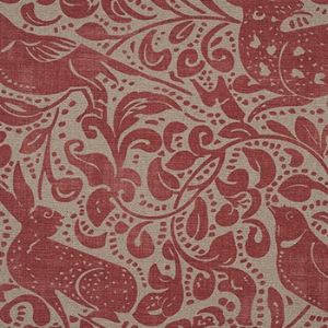 V&A Drawn From Nature - Bird and Rabbit: Red