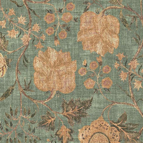 V&A Threads of India on Linen - Tree of Life: Sandstone