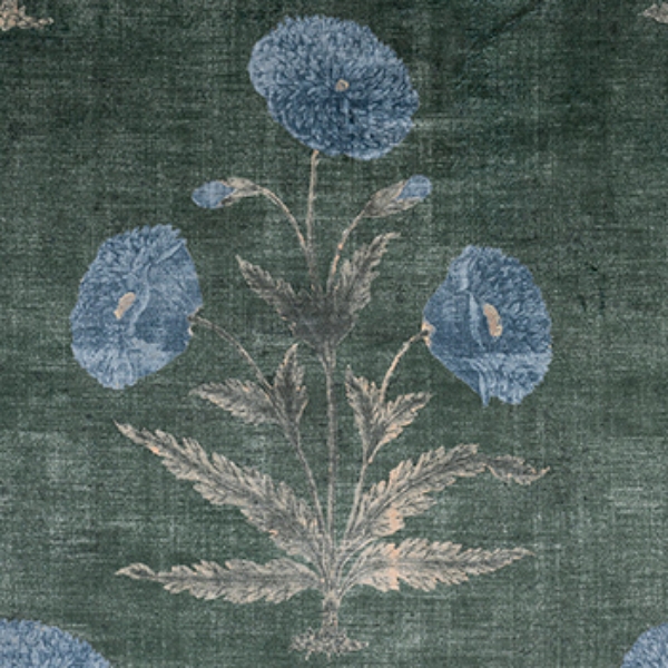 V&A Threads of India Opulent Velvets - Regal Poppy: Hunter