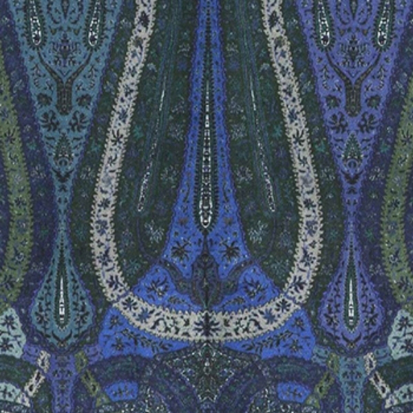 V&A Threads of India Opulent Velvets - Paisley Splendour: Sapphire