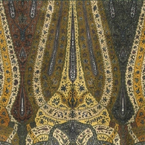 V&A Threads of India Opulent Velvets - Paisley Splendour: Olive