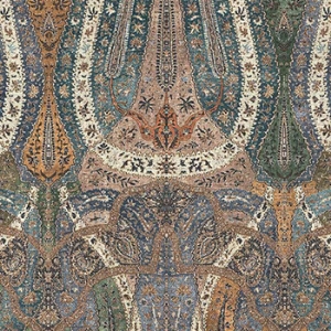 Spill Resistant V&A Paisley Splendour: Steel
