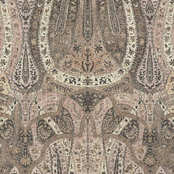 Spill Resistant V&A Paisley Splendour: Almond