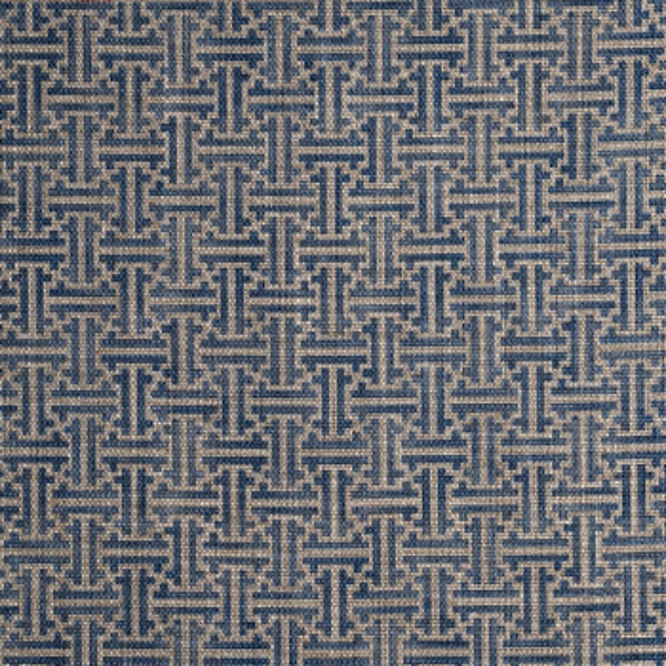 RHS Collection - Gertrude Jekyll Lattice: Blue