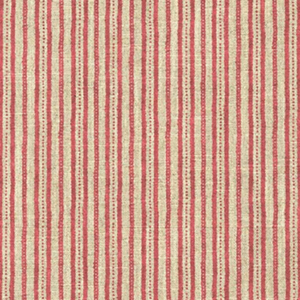 Spill Resistant Sussex Stripe: Cardinal