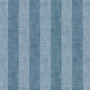 Spill Resistant Furrow Stripe Narrow: Azure