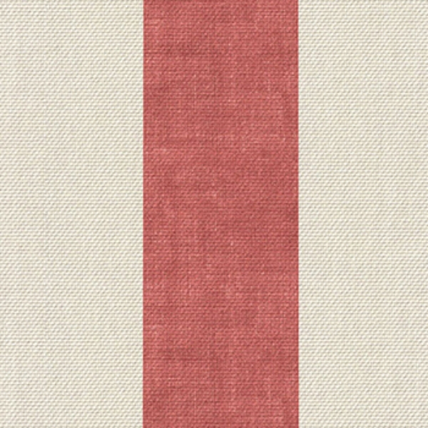 Spill Resistant Horizon Stripe Broad: Tuscan Red