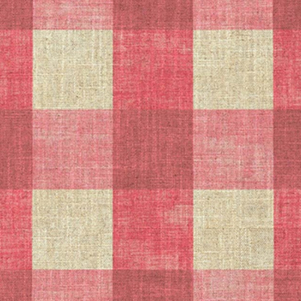 Sussex Gingham Large: Cardinal