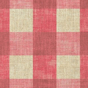 Spill Resistant Sussex Gingham Large: Cardinal
