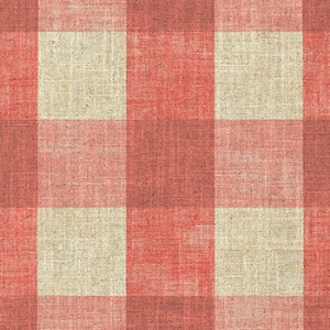 Spill Resistant Sussex Gingham Large: Brick