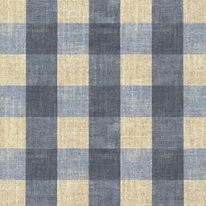 Spill Resistant Sussex Gingham Small: Ink