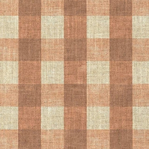 Spill Resistant Sussex Gingham Small: Cinnamon