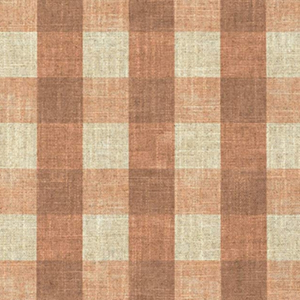 Spill Resistant Sussex Gingham Small: Cinnamon